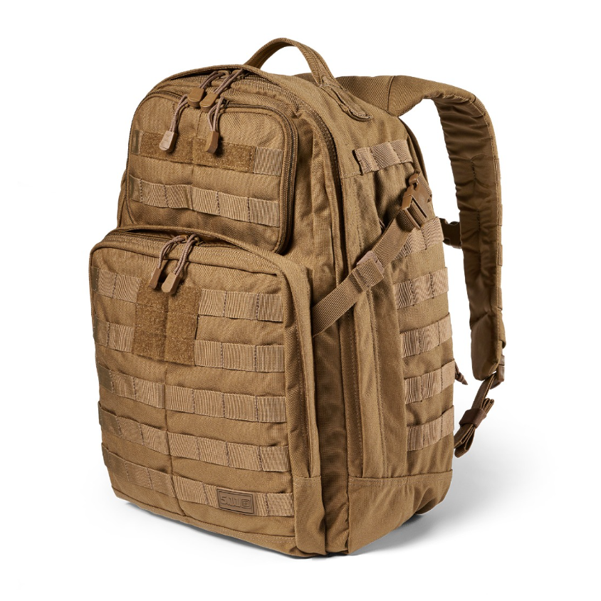 🔥 Тактичний рюкзак, військовий "5.11 Tactical RUSH 24 2.0" (Койот) 37 літрів, армійський, EDC