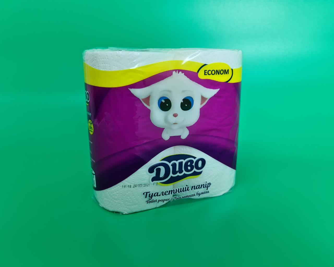 Бумага Туалетная Белая (а4) Диво Эконом (1 Пачка) — Купить Недорого на ...
