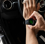 Найкращий військовий тактичний годинник skmei з компасом і барометром із каучуковим ремінцем, фото 9