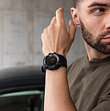 Найкращий військовий тактичний годинник skmei з компасом і барометром із каучуковим ремінцем, фото 4