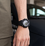 Найкращий військовий тактичний годинник skmei з компасом і барометром із каучуковим ремінцем, фото 5