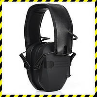 Навушники активні для стрільби тактичні Tactical Force Black (ПРЕДОПЛАТА)