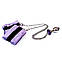 Наручники з металевою анальною пробкою Art of Sex Handcuffs with Metal Anal Plug size M Purple, фото 2