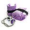 Наручники з металевою анальною пробкою Art of Sex Handcuffs with Metal Anal Plug size M Purple, фото 5