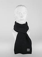 Шарф мужской из пряжи OXYGON VALDAI SCARF 20,5 x 160 см Чёрный