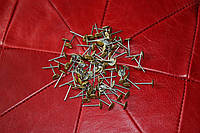 Цвяхи декоративні, оббивні латунь, хром 1,6*25,5 мм Україна, фото 3