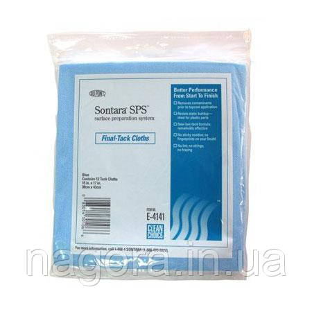 Очищаючі липкі серветки Sontara SPS Final-Tack Cloth 380*430мм (12 шт/уп) (синього кольору)