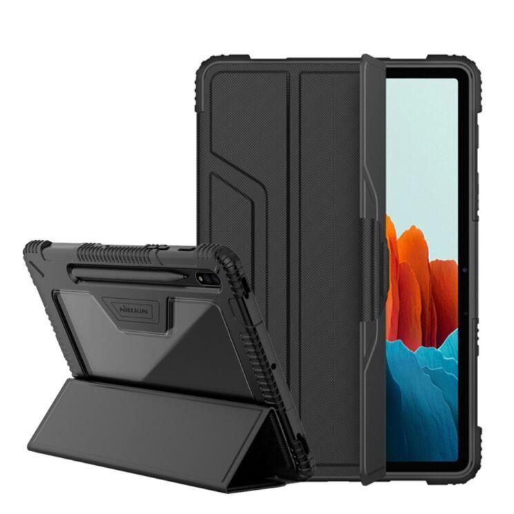 Чохол книжка Nillkin Bumper Pro Leather Case для Samsung Galaxy Tab S7 FE T730 12.4'' Black