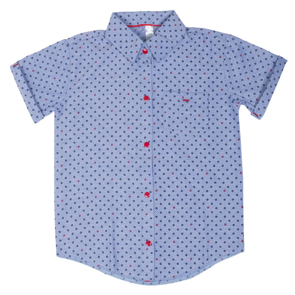 Сорочка дитяча для хлопчика GABBI RB-1 Синій на зріст 92 (11113)