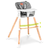 Стілець для годування Lionelo KOEN GREY STONE, фото 3