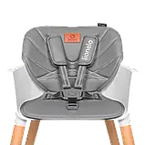 Стілець для годування Lionelo KOEN GREY STONE, фото 4