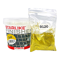 Добавка GOLD в эпоксидную затирку Litokol Starlike EVO эффект блестящей золотой крошки на 1 кг