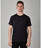 Чоловіча футболка однотонна чорна 036-36, фото 3