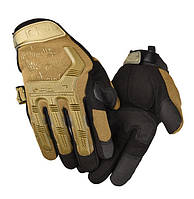 Тактичні рукавички Mechanix M-Pact Розмір: L / Повнопалі / Койот (Піссок)