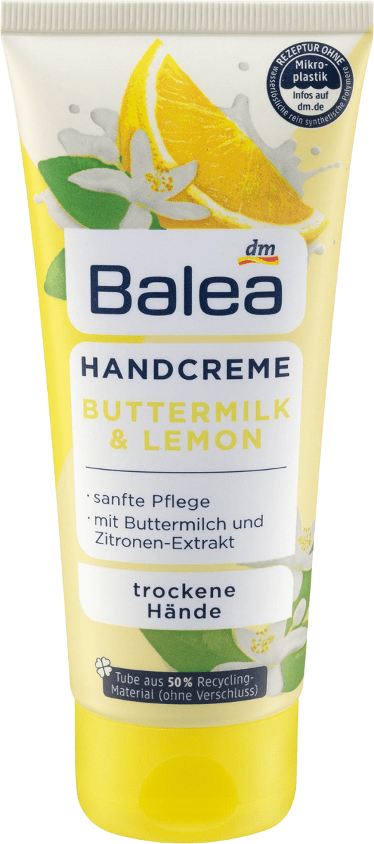 Крем для рук Balea Buttermilk & Lemon, 100 мл