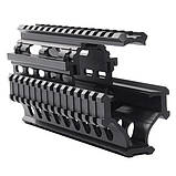 Цев'я тактичне для АК-47/74 SVRN з 4 планками Picatinny (алюміній), фото 3