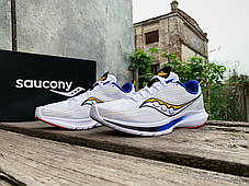 Чоловічі кросівки для бігу Saucony Kinvara 13 20723-84s White/Black/Vizi білі Оригінал, фото 3