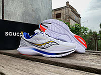 Мужские кроссовки для бега Saucony Kinvara 13 20723-84s White/Black/Vizi белые Оригинал