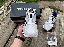 Чоловічі кросівки для бігу Saucony Kinvara 13 20723-84s White/Black/Vizi білі Оригінал, фото 5