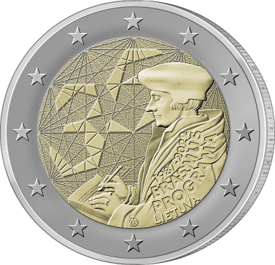 Литва 2 євро, 2022 35 років програмі 537ус