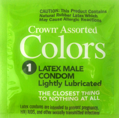 Презервативи Crown Assorted Colors (розновітні)(по 1шт)