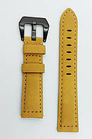 Ремешок для часов из натуральной кожи ROMIX светло-коричневый 20 mm с быстросъёмной шпилькой