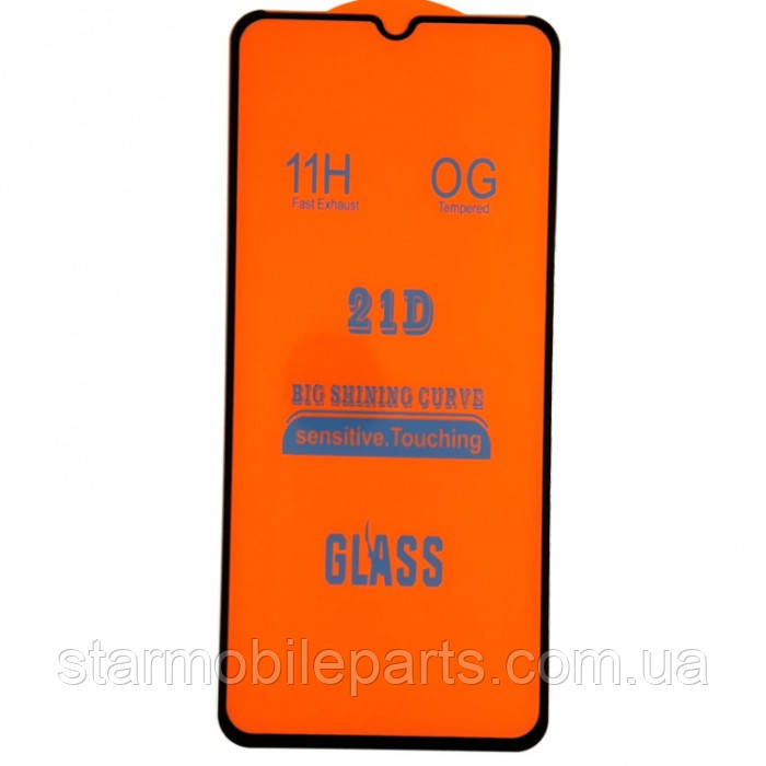 Захисне скло Full Glue XD+ для Tecno Pop 5 LTE (BD4  BD4a  BD4i) чорне