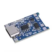 USB зарядное устройство для LI-ION 3.7 В, 1 A, TP4056 с защитой, разъем Type-C/Micro USB Type-C