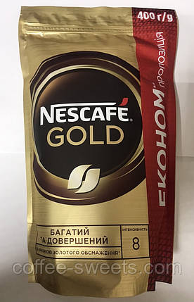 Кава розчинимий Nescafe Gold 400 г, фото 2