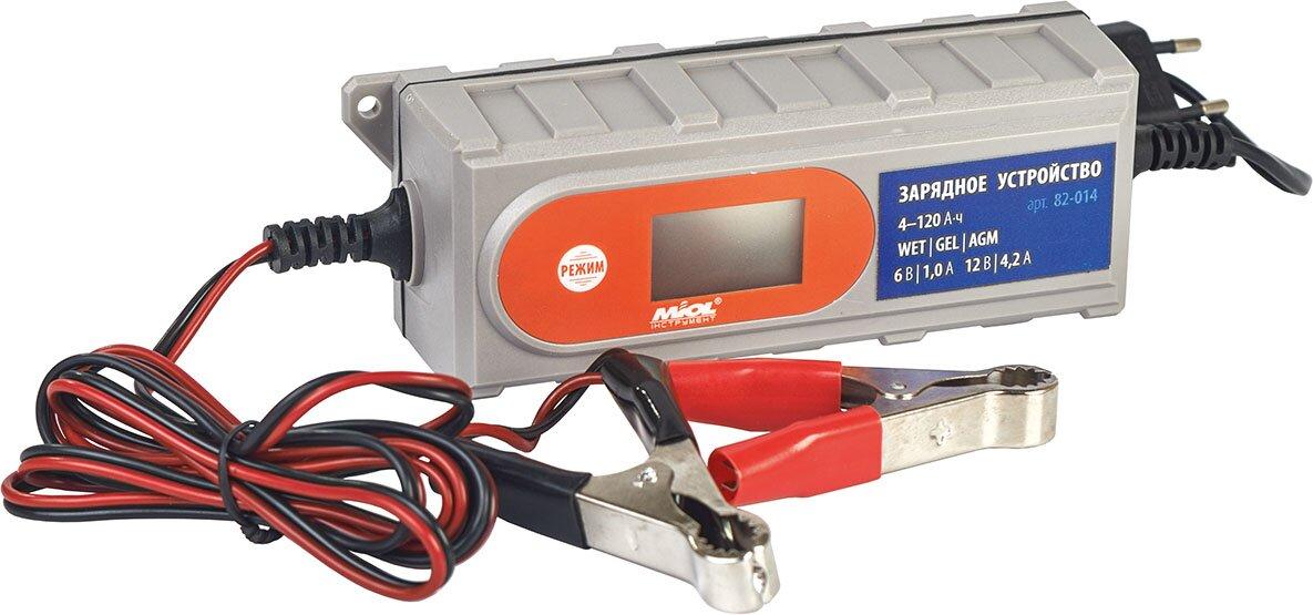 Зарядний пристрій 1.0A/4.2A 6V/12V 82-014 MIOL, фото 1