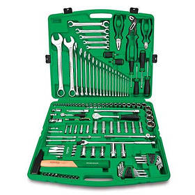 Набір інструменту комбінований 1/4 "& 1/2", ключі 6-32мм, 130 од. TOPTUL GCAI130T