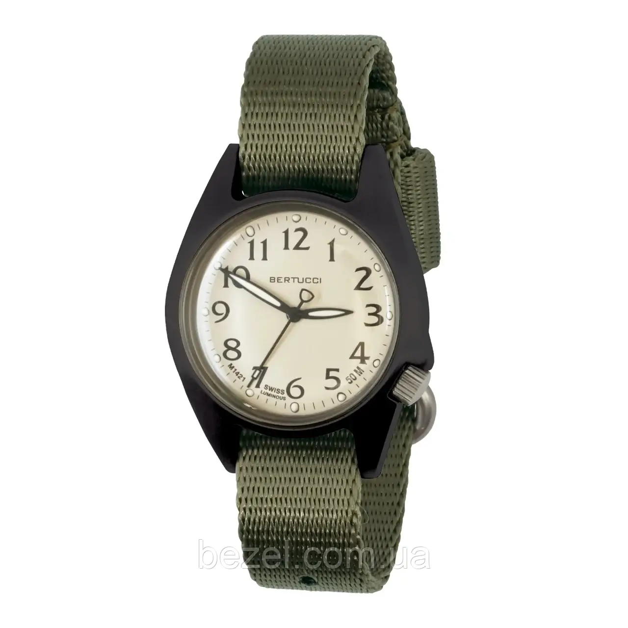 Жіночий годинник Bertucci 18501 M-2RA WOMEN'S FIELD - SAND DIAL, FIELD DRAB COMFORT-WEBB BAND, фото 1