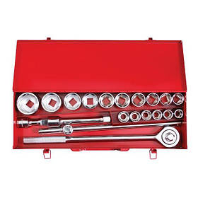 Набір інструменту 20ед 3/4 ( гол.19-50м) металевий кейс ET-6024 INTERTOOL