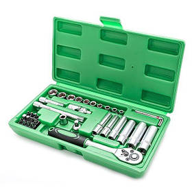 Набір інструменту 36од. 1/4" (хром-ванадіум) ET-6036 INTERTOOL