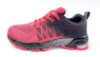 Женские/подростковые кроссовки Sport Marathon текстильные розово-черные р 36-41