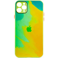 Гладкий чехол с градиентом на iPhone 11 Pro (5.8 дюйм) / Айфон 11 Про (5.8 дюйм) yellow green