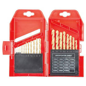 Набір свердел по металу HSS 19 шт SD-0019 INTERTOOL