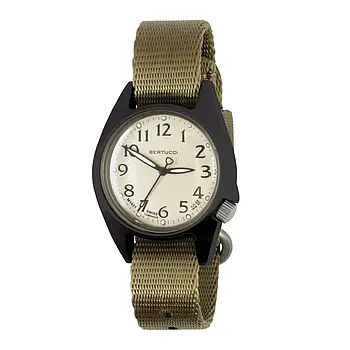 Жіночий годинник Bertucci 18502 M-2RA WOMEN'S FIELD - SAND DIAL, FIELD KHAKI COMFORT-WEBB BAND