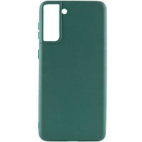 Силіконовий чохол Samsung Galaxy S21 Plus / Самсунг Галаксі С21 Плюс зелений / forest green