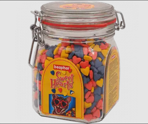 Ласощі для котів і кошенят Beaphar Sweet Hearts (Біфар Світ Харц у вигляді сердечок) 1шт