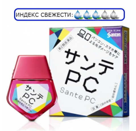 Купити Santen Sante PC Японские глазные капли для работы со смартфоном ...