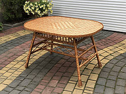 Стіл плетений із лози ХХL. Арт:5704