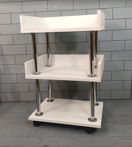 Купить Тележка косметологическая №3 Белая 35*45*70см Парикмахерский ...