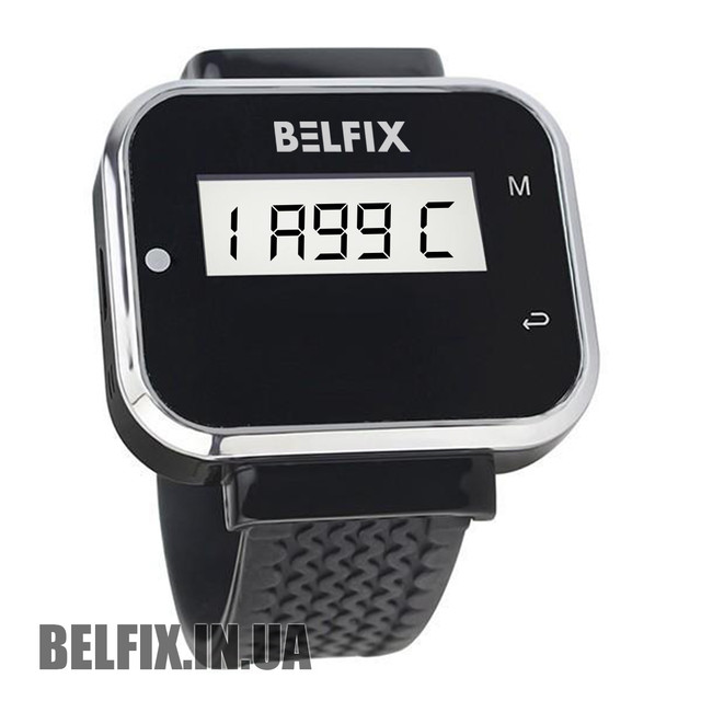 Пейджер-часы для официантов и персонала BELFIX-P02BK 