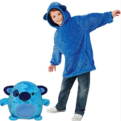 Дитяча толстовка-іграшка Huggle Pets Ultra Plus Hoodie -Синя / Кофта-іграшка / М'яка іграшка-подушка