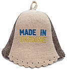 Банний набір Made in Ukraine шапка тапочки 43-44 в упаковці, фото 3