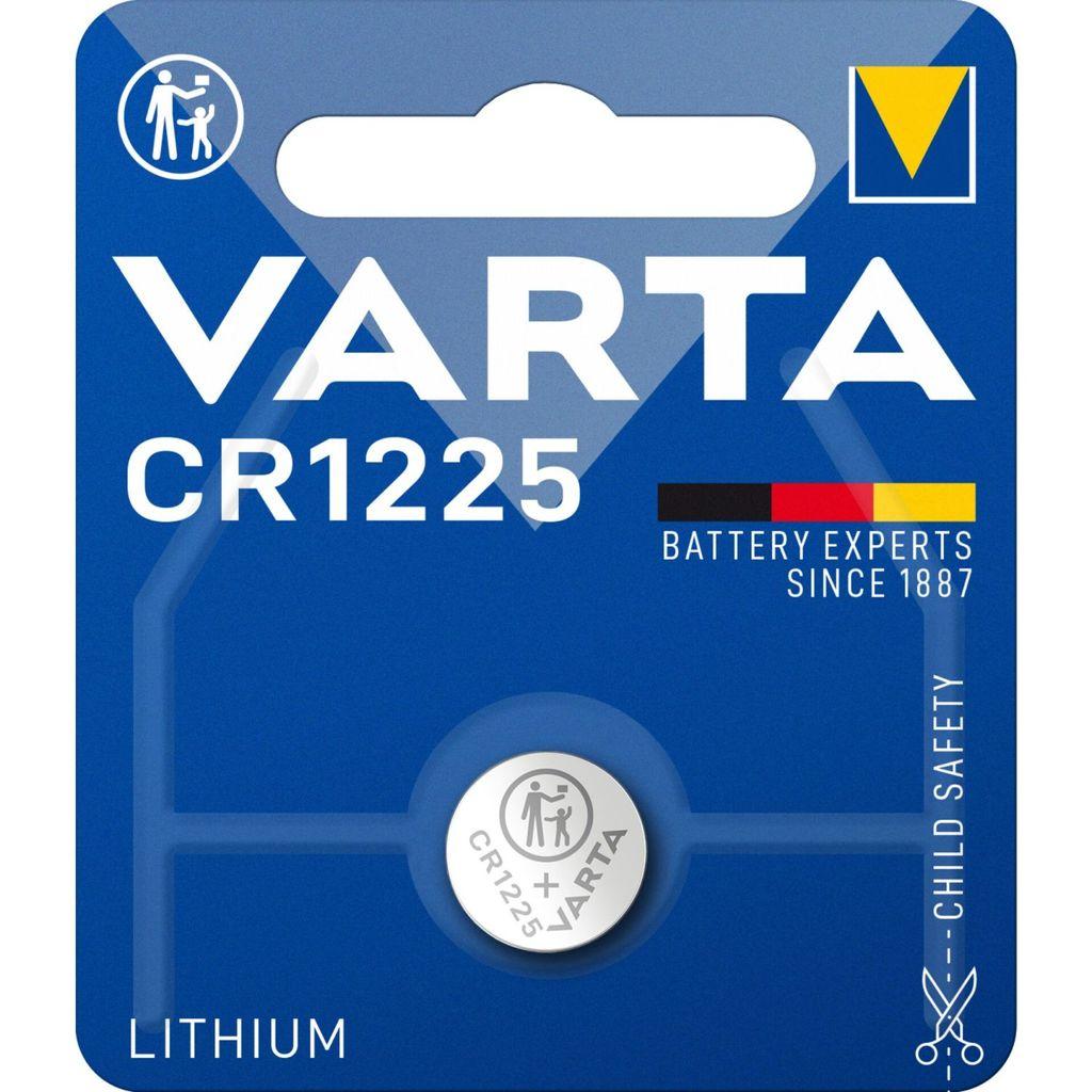 Батарейка літієва Varta CR1225 Lithium, 3V, дискова таблетка