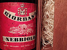 Вино 1962 года Nebbiolo Giordano Італія, фото 3