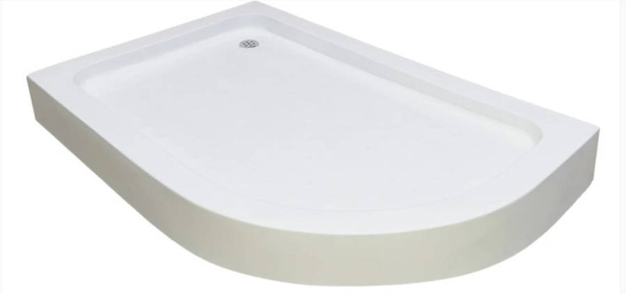 Душовий піддон 120*80*15 см асиметричний акриловий Ko&Po, фото 1