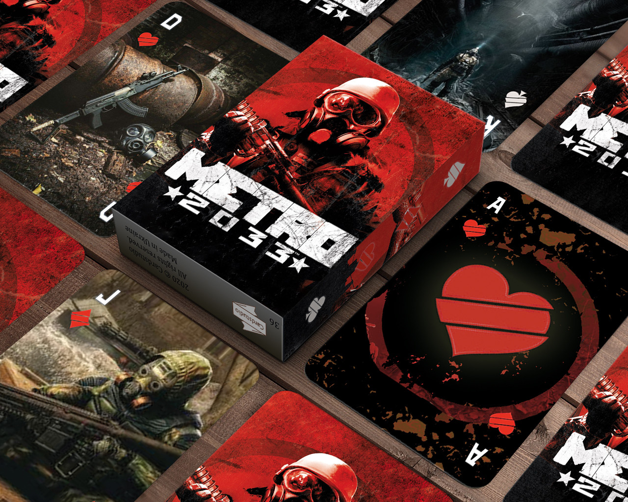 Гральні картки Метр 2033 54 карт, фото 1